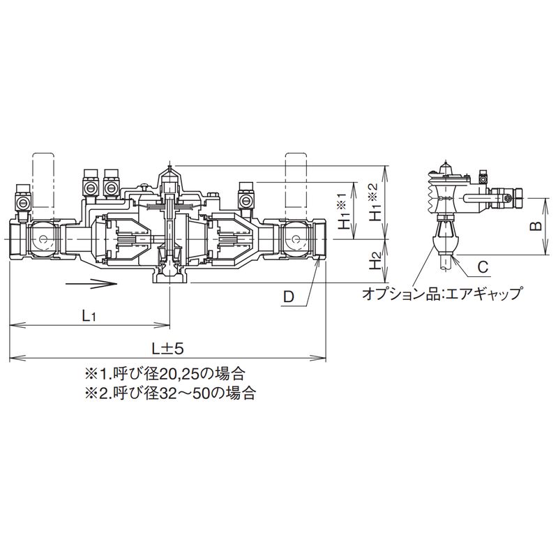 バルブを豊富に在庫｜NO.009NQT 減圧式逆流防止器(水・温水用): バルブ｜イシグロ webstation