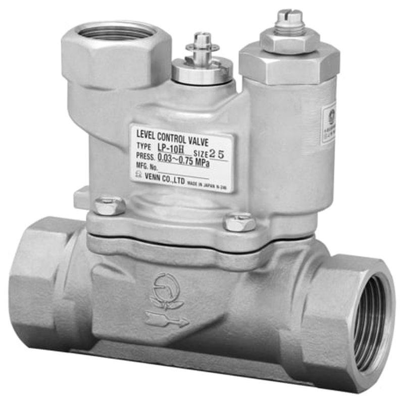 ベン LP10H-D水道法性能基準適合SCS製定水位弁(ネジ･ストレート･調整機構付)