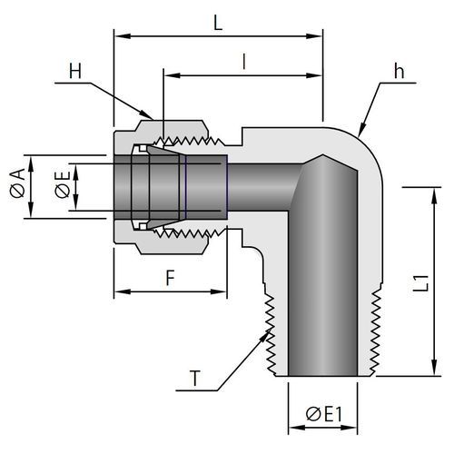 バルブを豊富に在庫｜DLN (インチ)おすエルボ BI-Lok継手: 継手｜イシグロ webstation