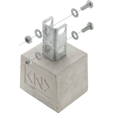 MKBA アングル用架台用基礎ブロック デーワンブロック