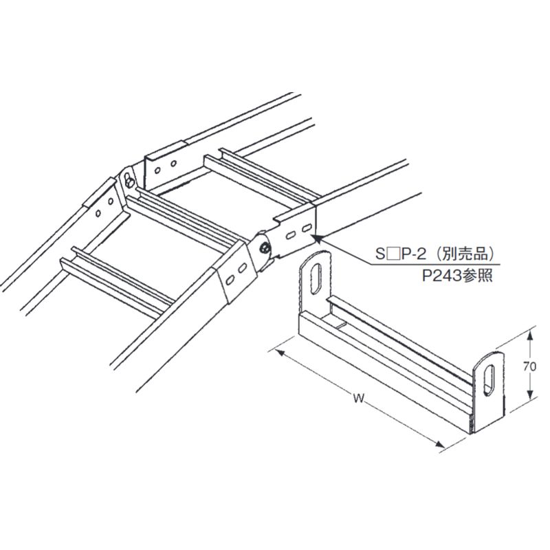 バルブを豊富に在庫|SCC- 補助子桁 70H・100H共用: 電設資材|イシグロ webstation