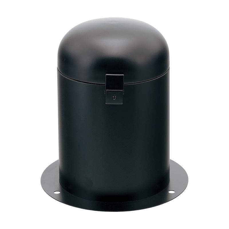 カクダイ 626-139-D 立型散水栓ボックス(ブラック･カギつき)