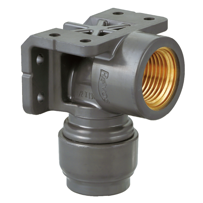 RPL33-1313 両座水栓エルボ ダブルロックジョイント Revos
