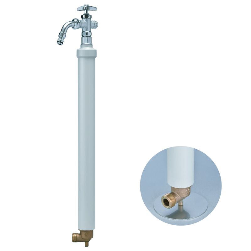 バルブを豊富に在庫｜D-EN3 不凍給水栓(伸縮式)固定板付: 給排水資材