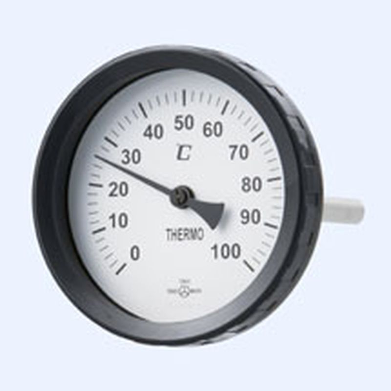 山本計器  50℃ バイメタル温度計 T型 保護管付