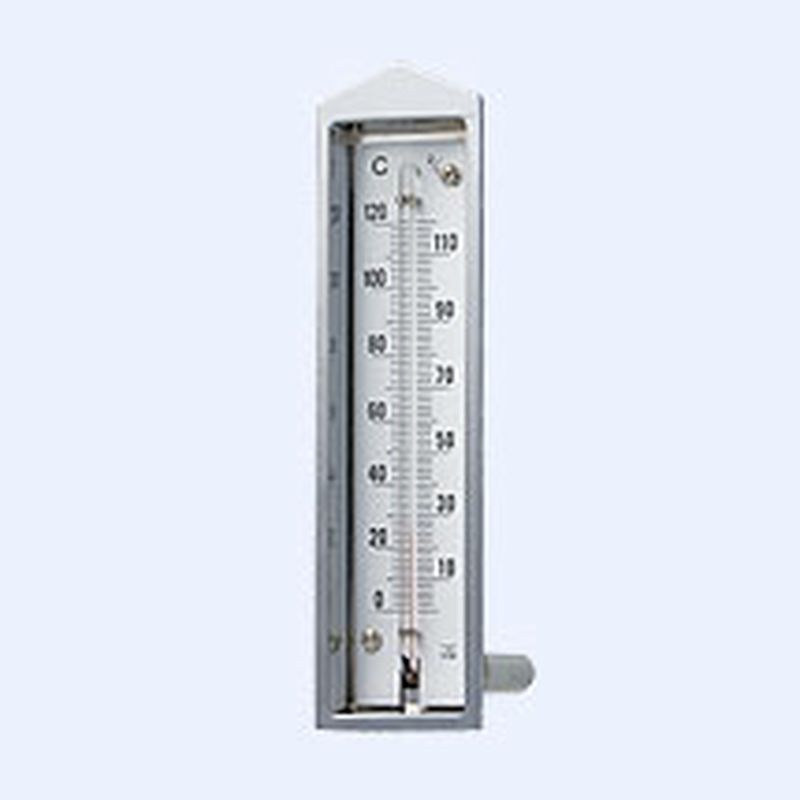山本計器 平型ユニオン温度計 L形 保護管付R1/2ネジ