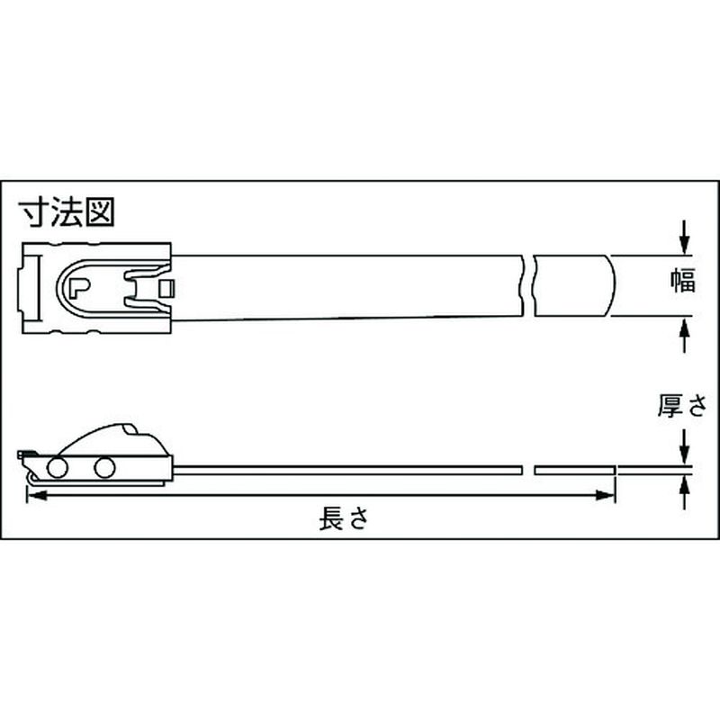 バルブを豊富に在庫｜パンドウィット MLT15S-Q 自動ロック式ステンスチールバンド 25本入: 配管資材・副資材｜イシグロ webstation
