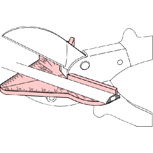 C-45 ���[���J�b�^�[ 45°�K�C�h�t�󂯐n