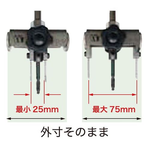 バルブを豊富に在庫｜5010AT 超硬アジャスト自在錐: 関連資材