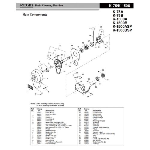 RIDGID 23547 tg K[h F/K-150