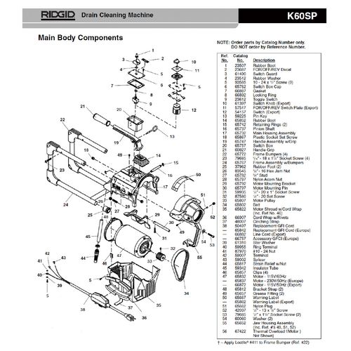 RIDGID 23612 XCb` F/K-75, K-150