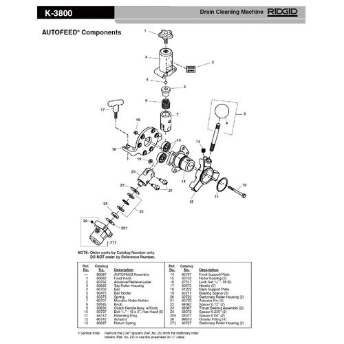 RIDGID 27517 bN ibg F/K-3800