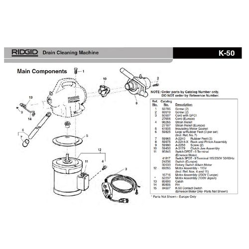 RIDGID 60910 A-300 XN[ F/K-50,150