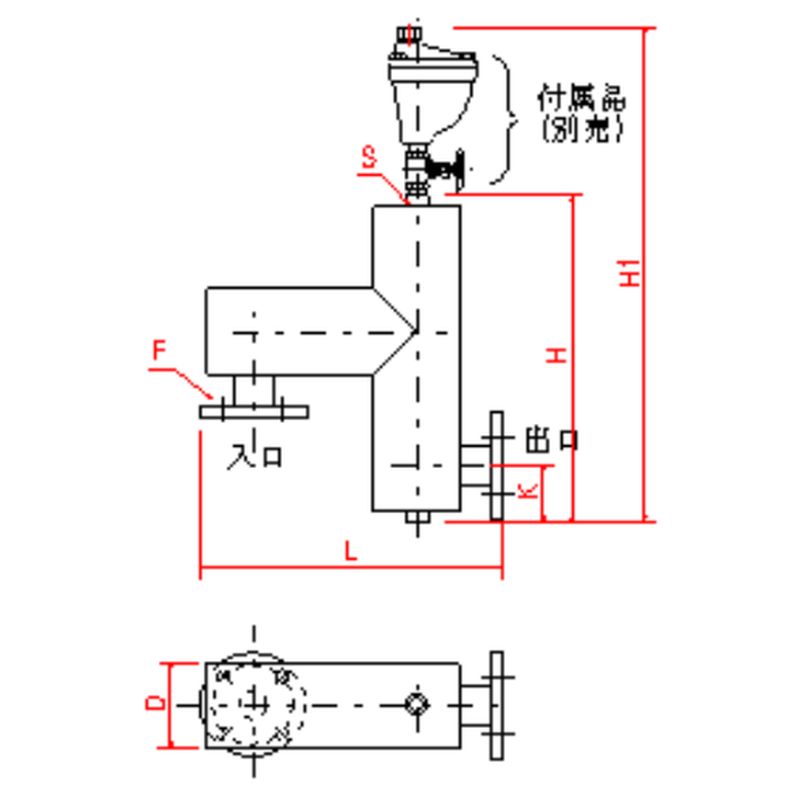 バルブを豊富に在庫｜気水分離器KHKシルマー F型Nタイプ 標準: 機器