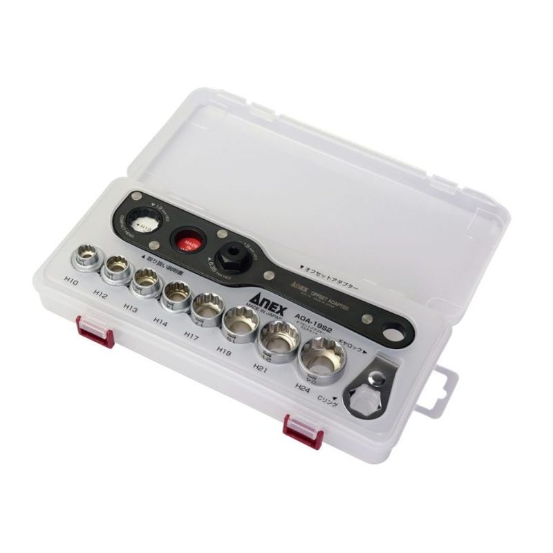 AOA-19S2 �I�t�Z�b�g�A�_�v�^�[19mm �}���`�Z�b�g